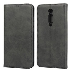 Custodia Portafoglio In Pelle Cover con Supporto per Xiaomi Mi 9T Nero