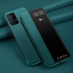 Custodia Portafoglio In Pelle Cover con Supporto per Xiaomi Mi Mix 4 5G Verde