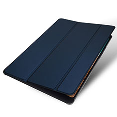 Custodia Portafoglio In Pelle Cover con Supporto per Xiaomi Mi Pad Blu