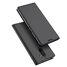Custodia Portafoglio In Pelle Cover con Supporto per Xiaomi Pocophone F1 Nero