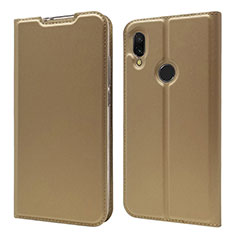 Custodia Portafoglio In Pelle Cover con Supporto per Xiaomi Redmi 7 Oro
