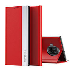 Custodia Portafoglio In Pelle Cover con Supporto Q01H per Xiaomi Mi 10i 5G Rosso