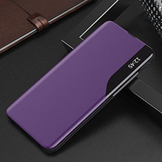 Custodia Portafoglio In Pelle Cover con Supporto Q02H per Xiaomi Poco X3 Pro Viola