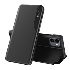 Custodia Portafoglio In Pelle Cover con Supporto Q02H per Xiaomi Redmi A1 Nero