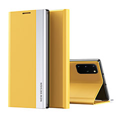 Custodia Portafoglio In Pelle Cover con Supporto QH1 per Samsung Galaxy A53 5G Giallo