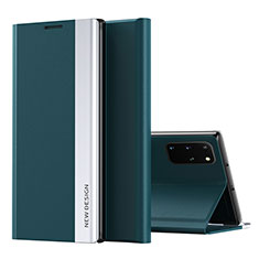 Custodia Portafoglio In Pelle Cover con Supporto QH1 per Samsung Galaxy S20 Plus 5G Verde