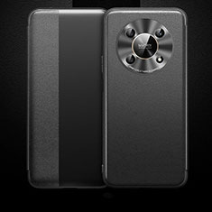 Custodia Portafoglio In Pelle Cover con Supporto QK1 per Huawei Honor Magic4 Lite 5G Nero