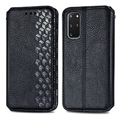 Custodia Portafoglio In Pelle Cover con Supporto S01D per Samsung Galaxy S20 Plus Nero