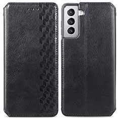 Custodia Portafoglio In Pelle Cover con Supporto S01D per Samsung Galaxy S23 5G Nero