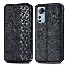 Custodia Portafoglio In Pelle Cover con Supporto S01D per Xiaomi Mi 12S Pro 5G Nero