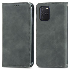 Custodia Portafoglio In Pelle Cover con Supporto S04D per Samsung Galaxy S10 Lite Grigio