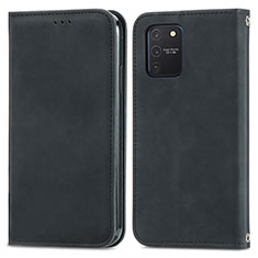 Custodia Portafoglio In Pelle Cover con Supporto S04D per Samsung Galaxy S10 Lite Nero