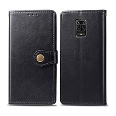 Custodia Portafoglio In Pelle Cover con Supporto S05D per Xiaomi Redmi Note 9 Pro Nero