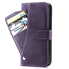 Custodia Portafoglio In Pelle Cover con Supporto S06D per Samsung Galaxy S20 Plus Viola