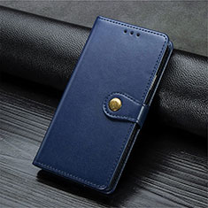 Custodia Portafoglio In Pelle Cover con Supporto S07D per Xiaomi Redmi 10X 5G Blu