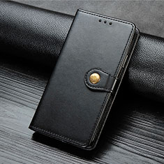 Custodia Portafoglio In Pelle Cover con Supporto S07D per Xiaomi Redmi 9 Nero