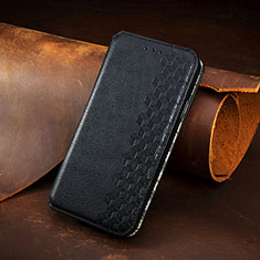 Custodia Portafoglio In Pelle Cover con Supporto S09D per Xiaomi Mi Note 10 Lite Nero