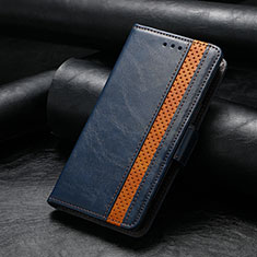 Custodia Portafoglio In Pelle Cover con Supporto S10D per Asus Zenfone 9 Blu