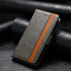 Custodia Portafoglio In Pelle Cover con Supporto S10D per Xiaomi Redmi 10X 4G Grigio