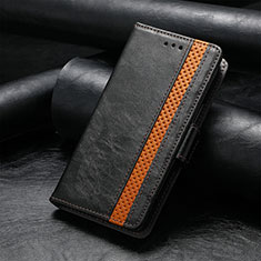 Custodia Portafoglio In Pelle Cover con Supporto S10D per Xiaomi Redmi Note 9 Nero