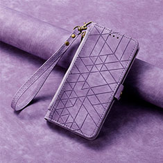 Custodia Portafoglio In Pelle Cover con Supporto S17D per Samsung Galaxy S20 FE 5G Viola