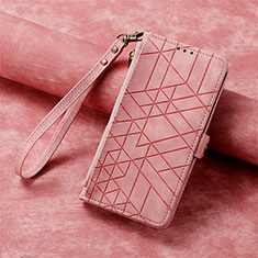 Custodia Portafoglio In Pelle Cover con Supporto S18D per Nokia G400 5G Rosa