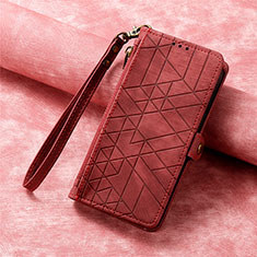 Custodia Portafoglio In Pelle Cover con Supporto S18D per Nokia G400 5G Rosso