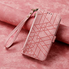Custodia Portafoglio In Pelle Cover con Supporto S18D per Realme 11 5G Rosa