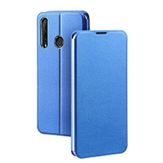 Custodia Portafoglio In Pelle Cover con Supporto T01 per Huawei Honor 20 Lite Blu