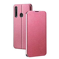 Custodia Portafoglio In Pelle Cover con Supporto T01 per Huawei Honor 20i Rosa