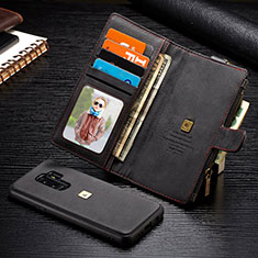 Custodia Portafoglio In Pelle Cover con Supporto T01 per Samsung Galaxy S9 Plus Nero