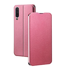 Custodia Portafoglio In Pelle Cover con Supporto T01 per Xiaomi Mi A3 Rosa