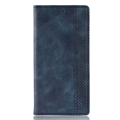 Custodia Portafoglio In Pelle Cover con Supporto T01 per Xiaomi Redmi 9A Blu
