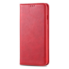 Custodia Portafoglio In Pelle Cover con Supporto T02 per Huawei Honor 20E Rosso