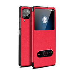 Custodia Portafoglio In Pelle Cover con Supporto T02 per Huawei Nova 6 SE Rosso