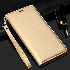 Custodia Portafoglio In Pelle Cover con Supporto T02 per Samsung Galaxy S20 5G Oro