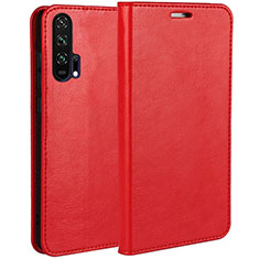 Custodia Portafoglio In Pelle Cover con Supporto T03 per Huawei Honor 20 Pro Rosso