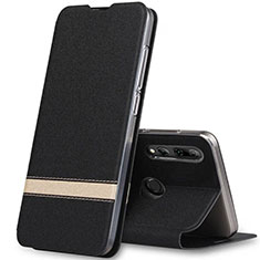 Custodia Portafoglio In Pelle Cover con Supporto T03 per Huawei Honor 20i Nero