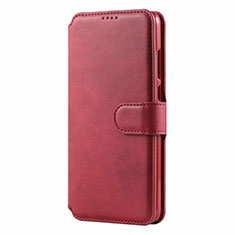 Custodia Portafoglio In Pelle Cover con Supporto T03 per Huawei Nova 4e Rosso