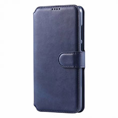 Custodia Portafoglio In Pelle Cover con Supporto T03 per Huawei P30 Lite New Edition Blu