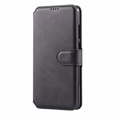 Custodia Portafoglio In Pelle Cover con Supporto T03 per Huawei P30 Lite New Edition Nero