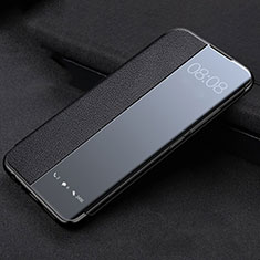 Custodia Portafoglio In Pelle Cover con Supporto T03 per Huawei P40 Pro Nero