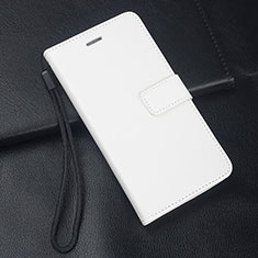 Custodia Portafoglio In Pelle Cover con Supporto T03 per Oppo RX17 Pro Bianco