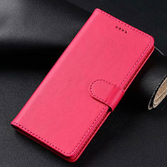 Custodia Portafoglio In Pelle Cover con Supporto T03 per Samsung Galaxy S20 Ultra Rosa Caldo