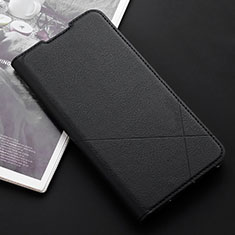 Custodia Portafoglio In Pelle Cover con Supporto T03 per Xiaomi Redmi Note 8 (2021) Nero