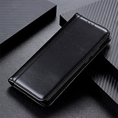 Custodia Portafoglio In Pelle Cover con Supporto T04 per Oppo Find X2 Neo Nero