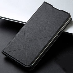 Custodia Portafoglio In Pelle Cover con Supporto T05 per Huawei Honor 20 Lite Nero