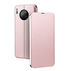 Custodia Portafoglio In Pelle Cover con Supporto T05 per Huawei Mate 30 5G Oro Rosa