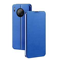 Custodia Portafoglio In Pelle Cover con Supporto T05 per Huawei Mate 30 Pro Blu