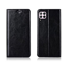 Custodia Portafoglio In Pelle Cover con Supporto T05 per Huawei Nova 6 SE Nero